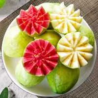 三冬四夏【顺丰包邮】广西红心芭乐冰淇淋口感白心软糯香甜低糖健康