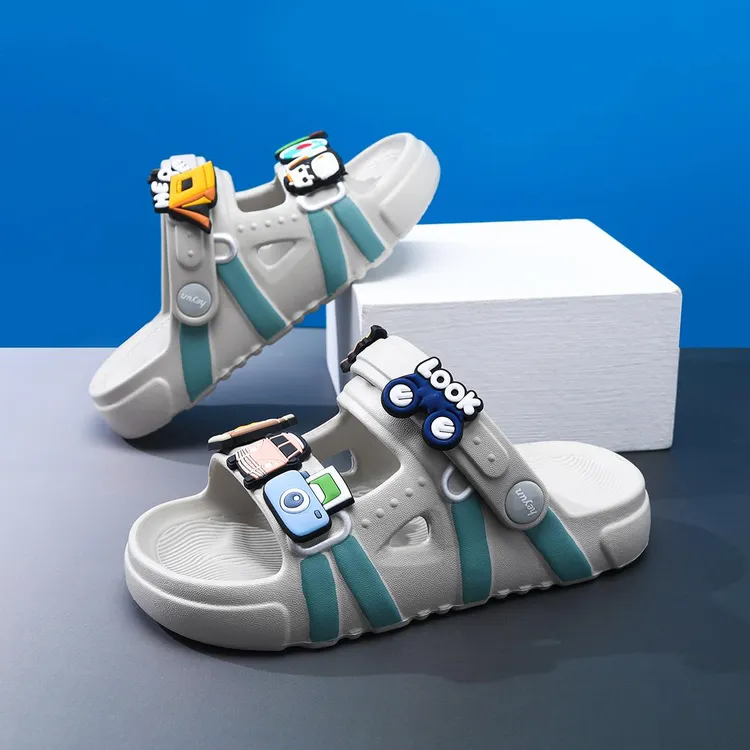 儿童凉拖鞋男童拖鞋2025夏季新款防滑女童凉鞋男孩宝宝外穿沙滩鞋