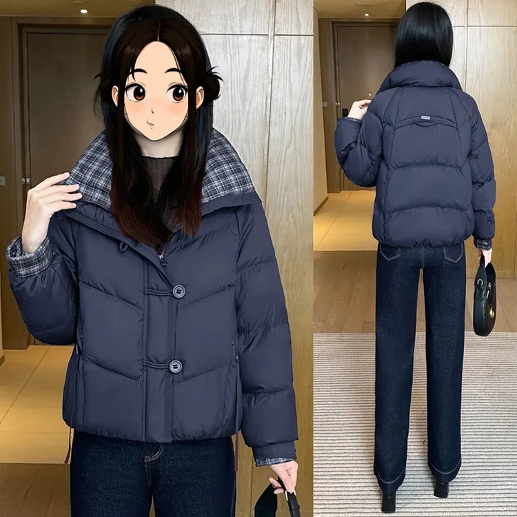 时尚爆款棉衣外套女2025冬季新款时髦洋气加厚保暖小个子棉袄棉服