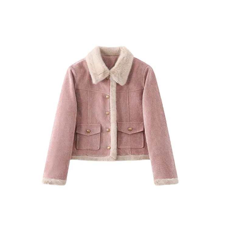 2025冬新款美拉德短款外套保暖白鸭绒羽绒服7789