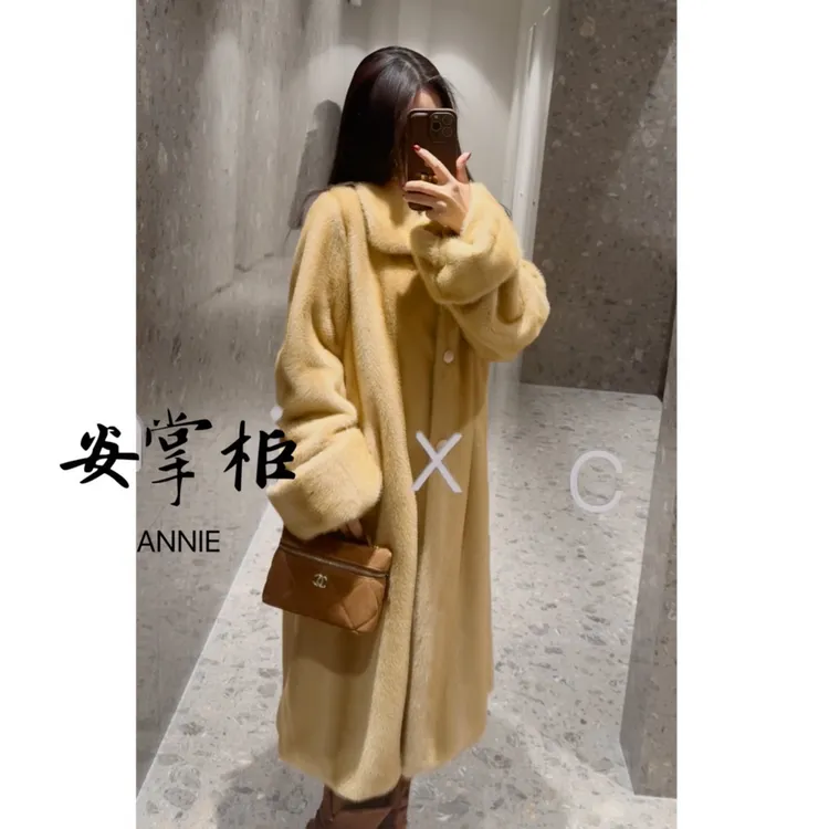 安掌柜 【心动信号】2025冬季新款气质宽松外套AYX5815