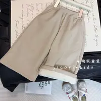 【加绒加厚】2025儿童灯芯绒直筒裤森系复古喇叭裤日韩宽松慵懒风