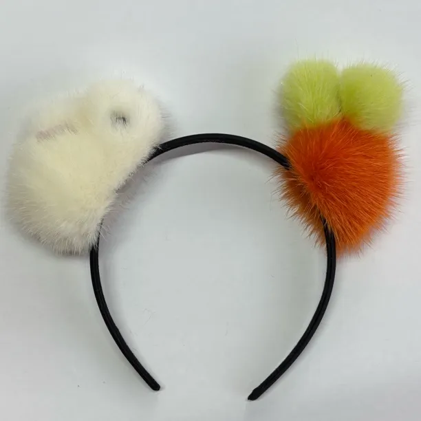 可爱兔子萝卜发箍