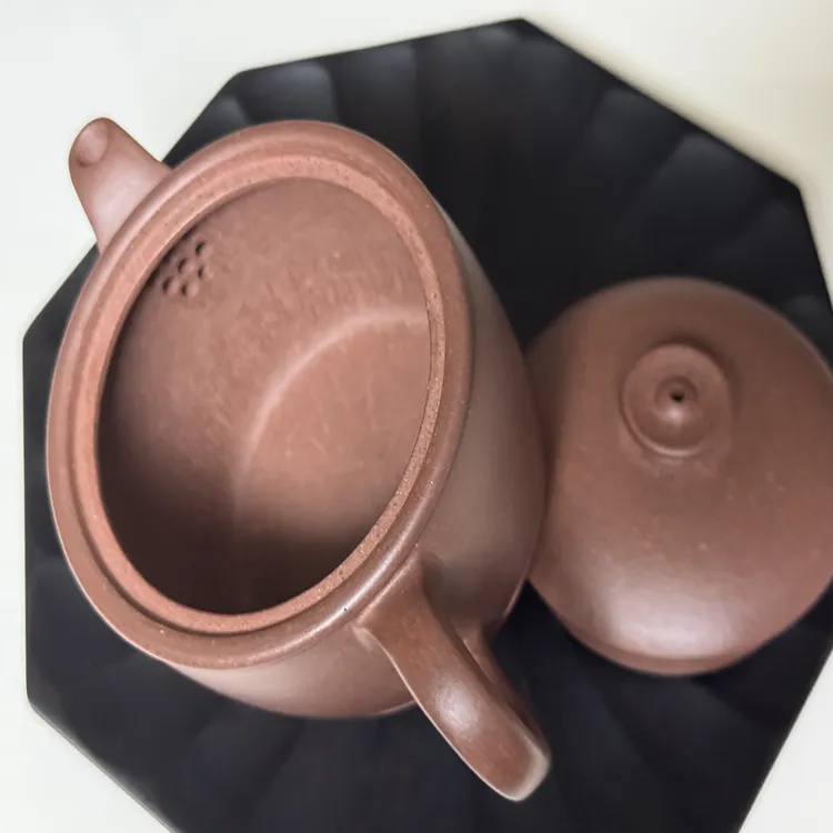 家用泡茶茶具 145毫升全手工『容樽』 黄龙山老紫泥