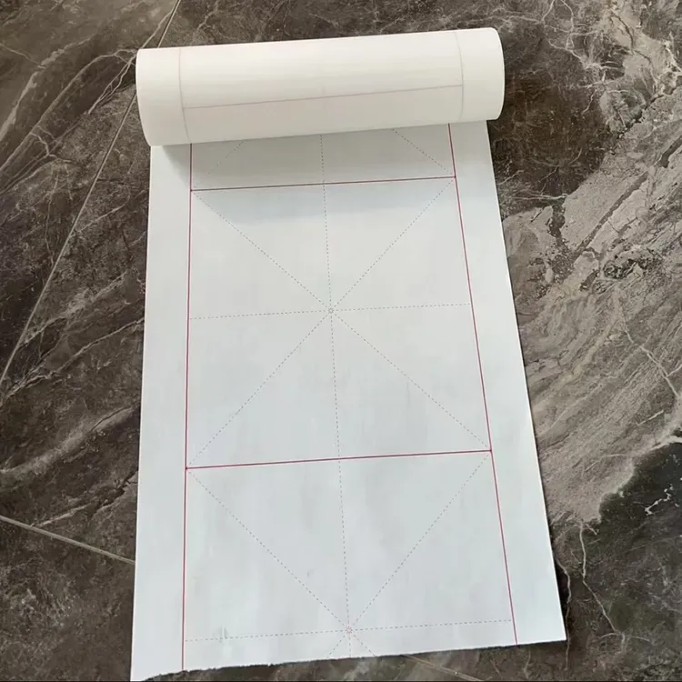 27公分大米字格50米长卷纯生宣纸
