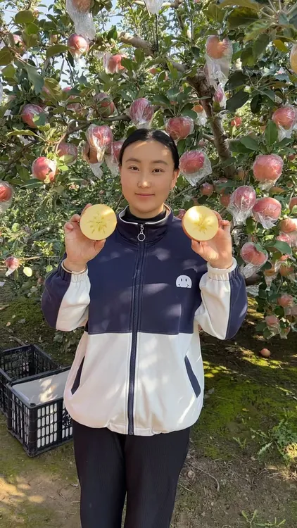 【小娘们专属】山西临猗坡上冰糖心丑苹果苹果红富士斤新鲜多汁脆甜