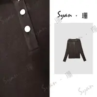 Syan【秋意浓】秋季新款时尚百搭小众休闲轻奢潮流设计长袖卫衣