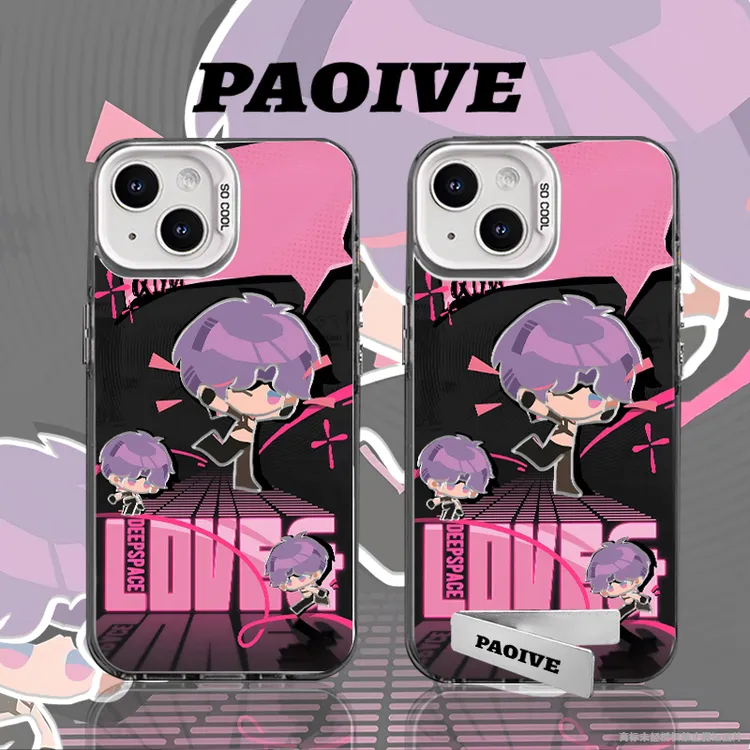 祁煜适用苹果华为vivoiPhone小米三星防摔彩银手机壳