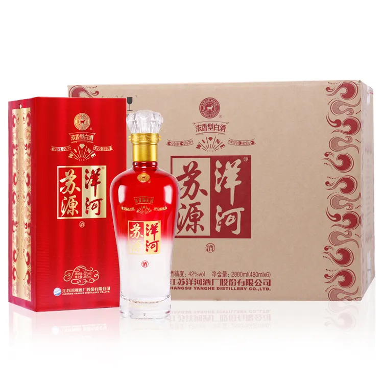 洋河苏源洋河 42度480ml 浓香型 口感绵柔纯粮食酿造白酒 41-50度