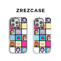 ZREZ 原创 [ 格子女孩 ] 适用苹果iPhone17ProMax防摔个性手机壳