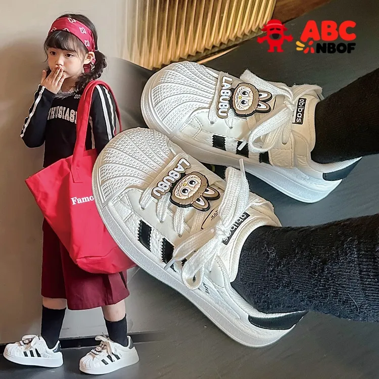 ABC NBOF男童板鞋儿童运动鞋轻便防水网鞋男孩2025新款低帮休闲鞋