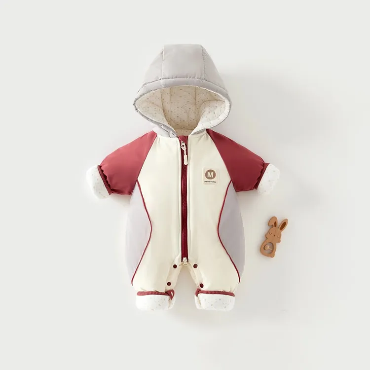 【500克三防面料加厚外出棉服】一件过冬婴儿外套宝宝爬冬季连帽保