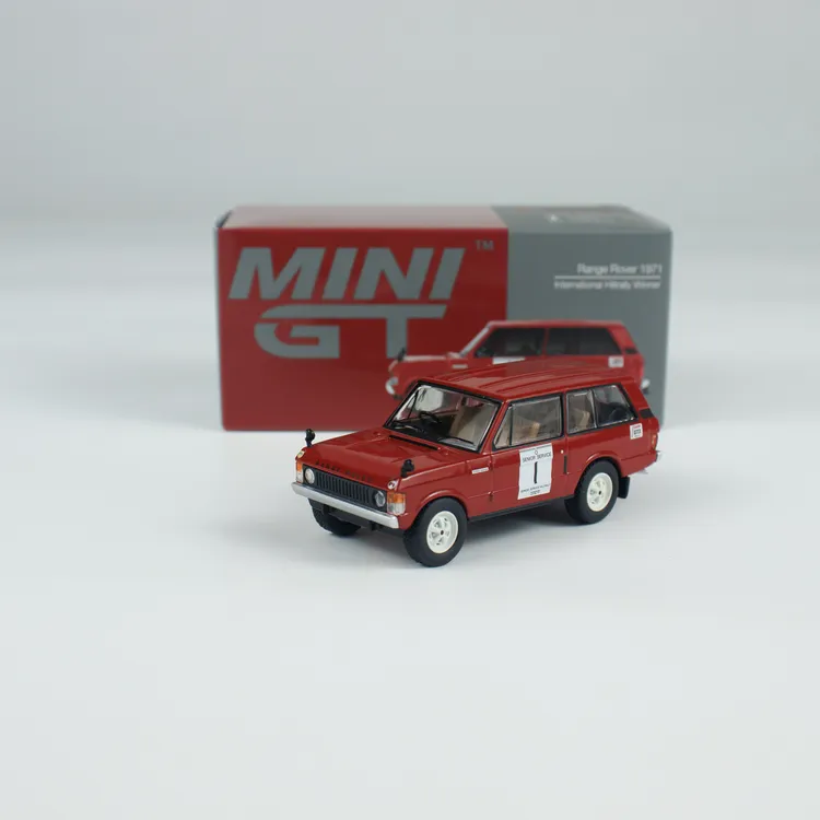 MINIGT车模 1:64 合金 893号 路虎揽胜 冠军 小比例汽车模型收藏