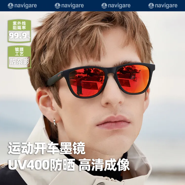 Navigare/纳维凯尔超轻户外运动多功能偏光徒步登山钓鱼防晒墨镜商品图