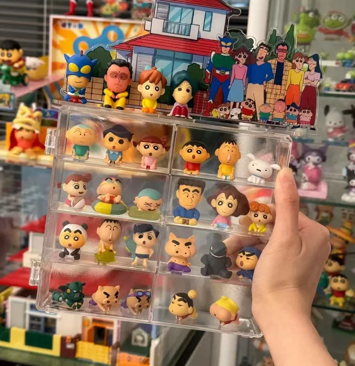 蜡笔小新Q萌公仔坐坐系列吓吓系列车载摆件