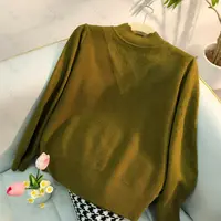 纪凡姬/2401-秋冬季网红时尚内搭宽松百搭套头针织长袖毛衣