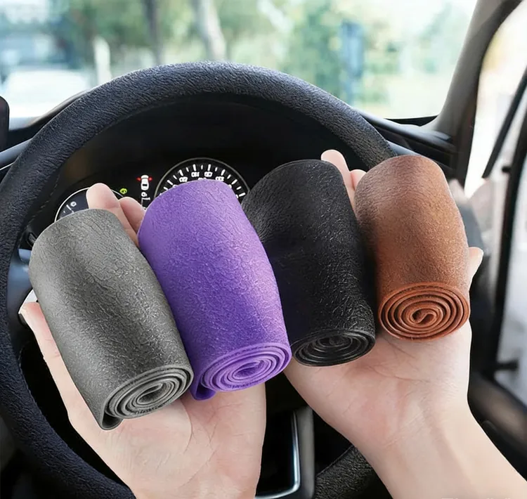 【四季通用型】硅胶方向盘套超薄轻薄硅胶套车用防滑耐磨方向盘套