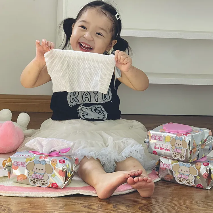 加厚湿巾大包新生宝宝幼儿童手口专用湿纸巾婴儿湿巾家庭实惠装