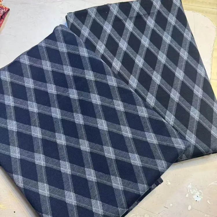 秋冬新款厚格子布料قىلىن چاقماق رەخىت