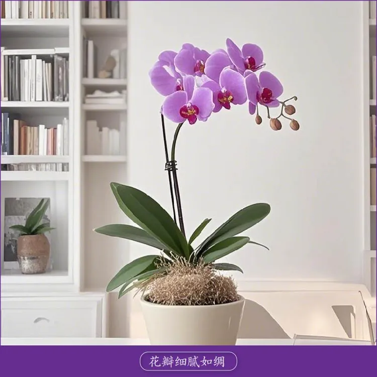 蝴蝶兰盆栽带花苞大苗鲜花卉客厅双剑轻奢高级感四季开花开业乔迁