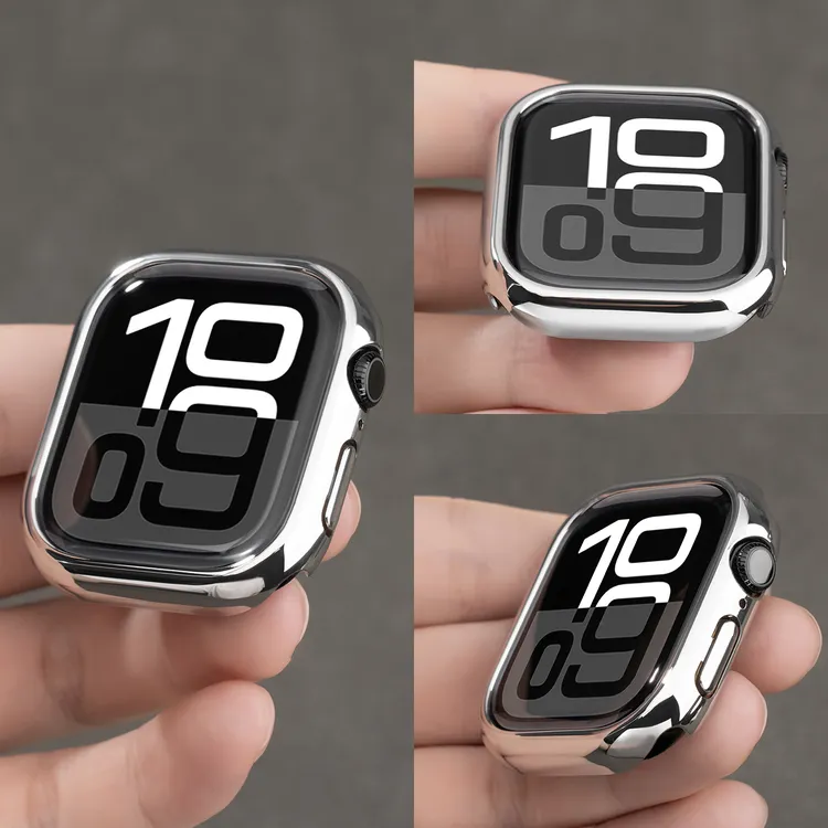 适用iWatchS10保护壳S9苹果手表S8AppleWatch9表壳8保护套7亮面边