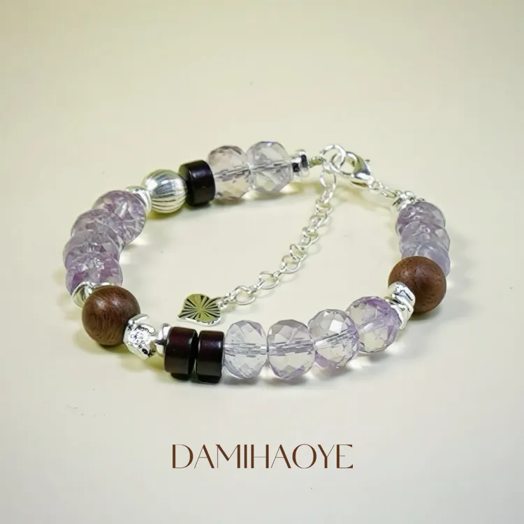 〖尔奈放花〗紫水晶手链多样性发一LL2975