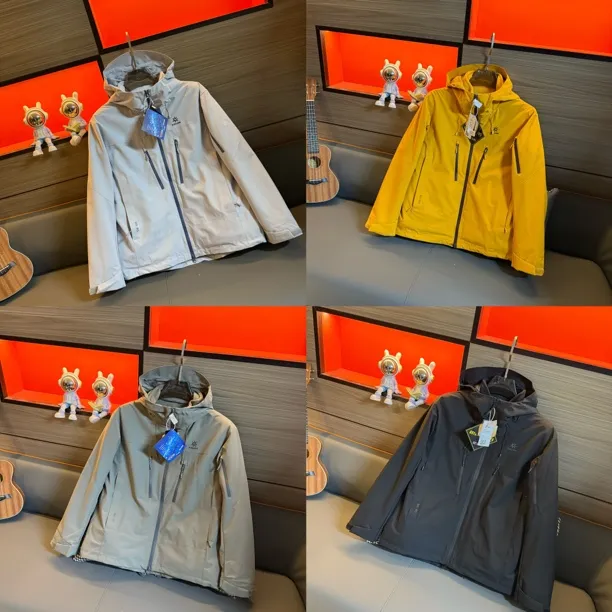 高品质户外软壳连帽三合一冲锋衣外套A8568