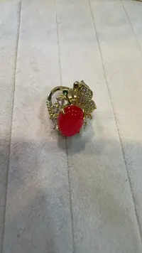 抓夹欧美风少女风民族风日韩发夹镶嵌百搭红色时尚sph00227