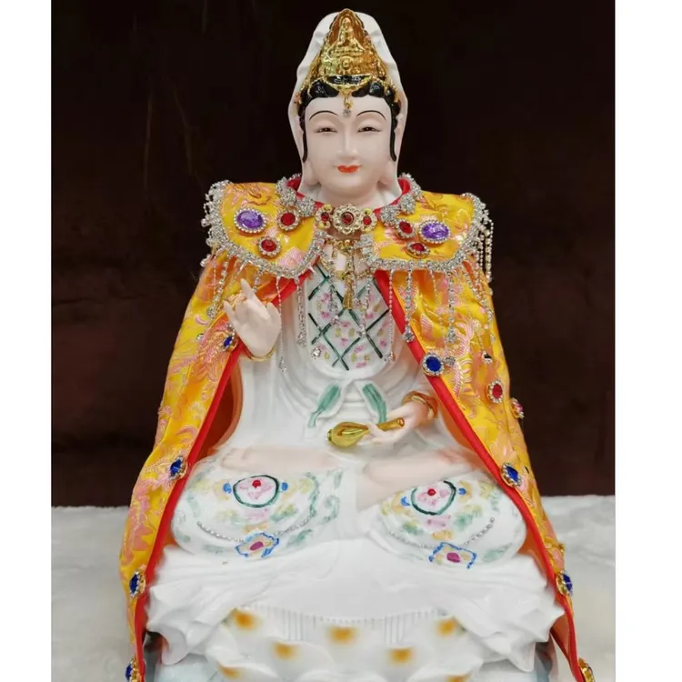 佛像神像披风 红黄两色 12寸 16寸30厘米左右高像均可佩戴 手工