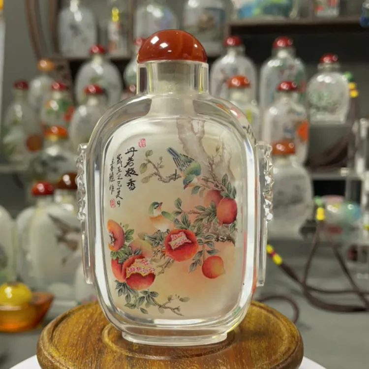 非遗内画精品鼻烟壶适合商务往来与收藏