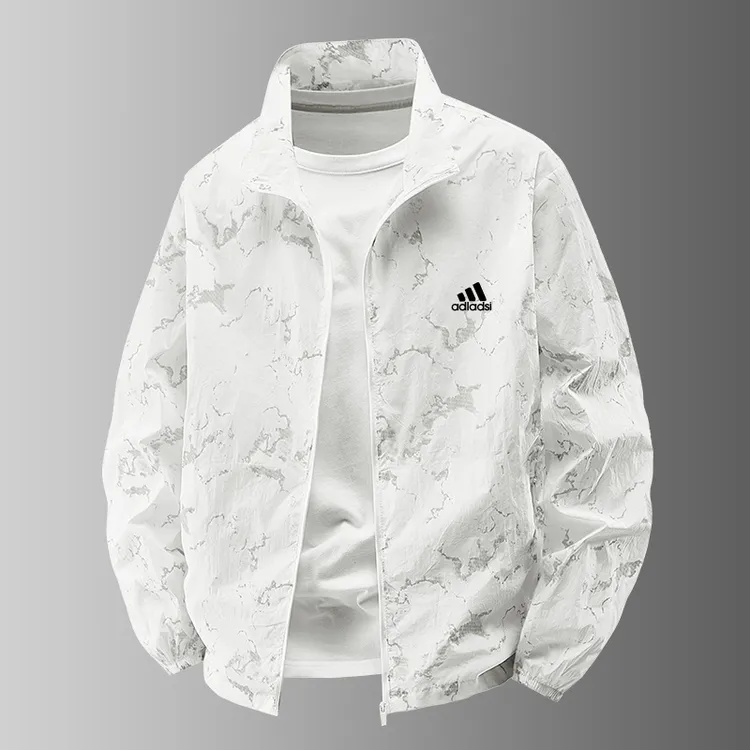 夏季新品男士冰感休闲防晒服薄款立领防紫外线户外钓鱼防晒衣外套