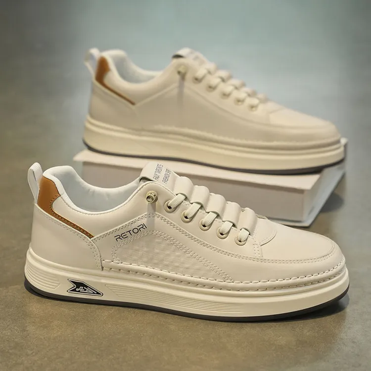 鸿星官方尔克2025春秋男士新款轻便透气户外运动男鞋防滑耐磨休闲