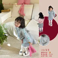 NIMO【蝴蝶雨雾】韩版秋季琥珀系新款宝宝时尚亲肤透气外穿套装
