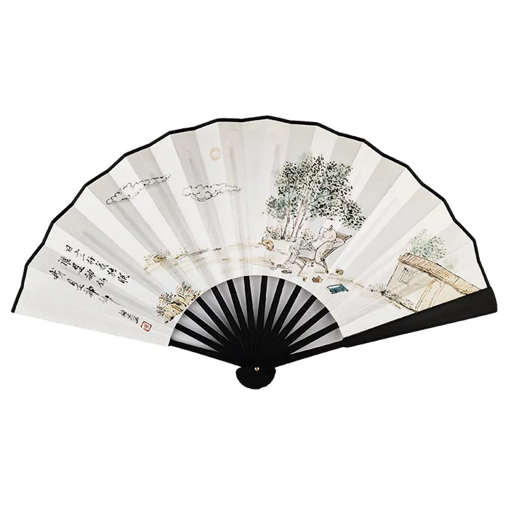 中图网文创折扇--“我是神仙”【微瑕】