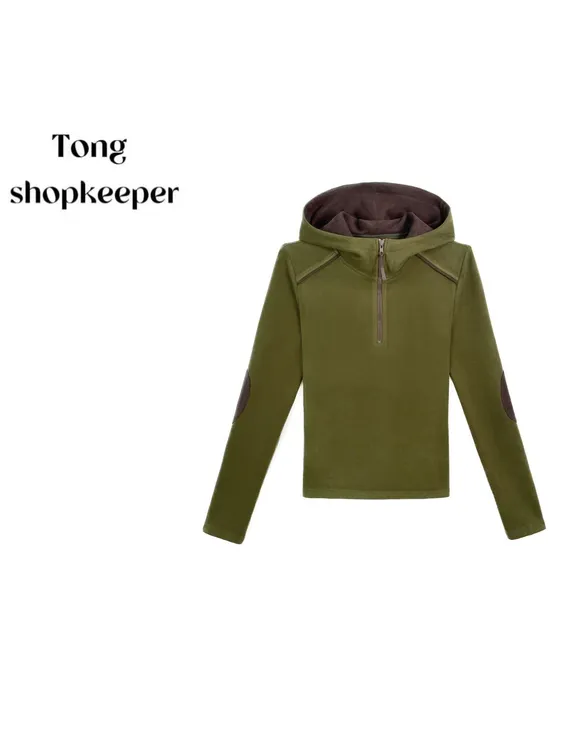 QJ/彤掌柜1682792 秋冬2025升级暖姜天.丝厚实秀场连帽显瘦外套