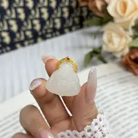 【凰一品】羊脂玉佛公18k金