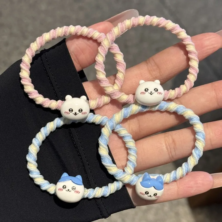 可爱小八吉伊发绳超萌卡通少女头绳百搭情侣闺蜜皮筋网红ins发绳