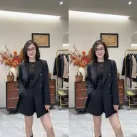 秋季绵精纺中性垫肩西装外套