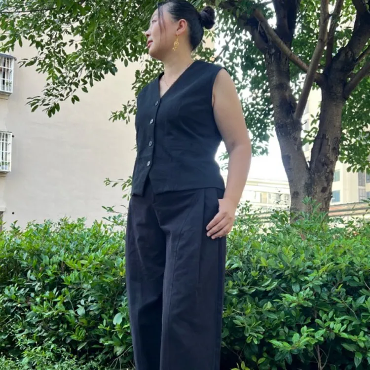 春秋款马甲百搭上衣，修身显瘦又好看