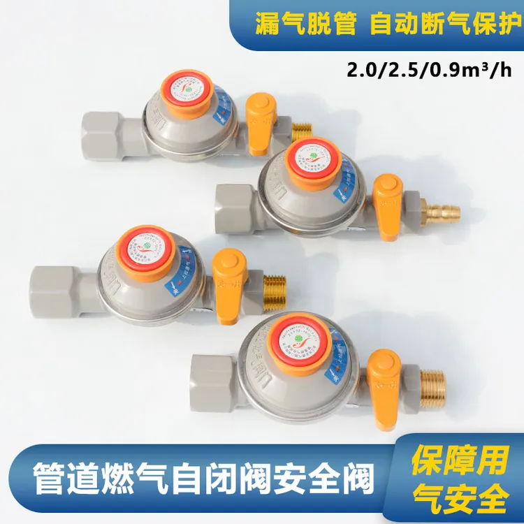 家用燃气自闭阀自动断气天然气管道漏气保护安全阀热水器灶具