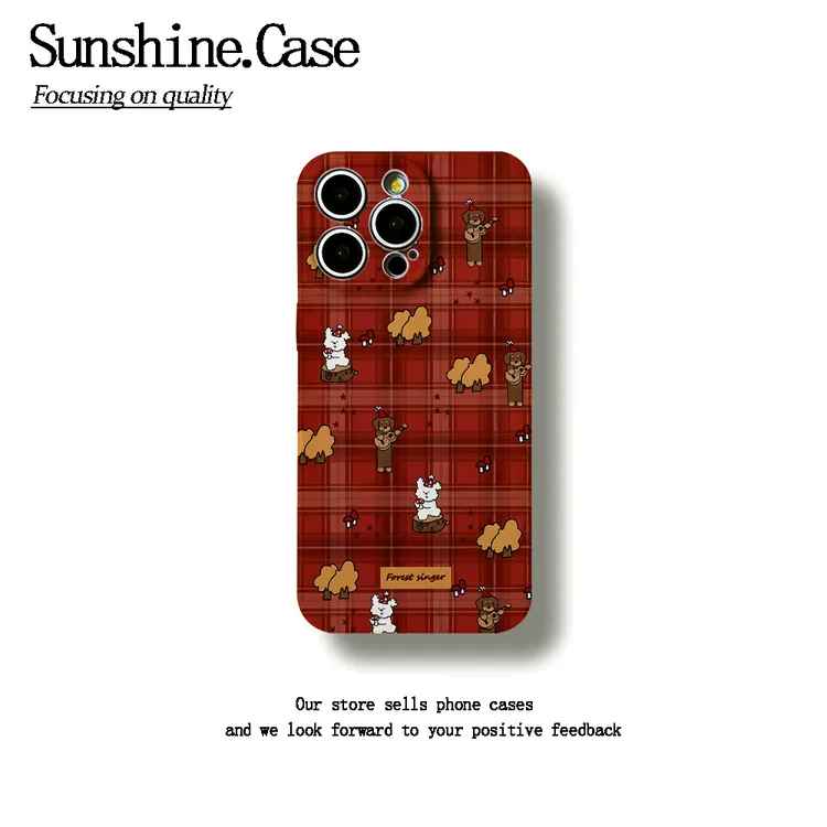 弹吉他小狗菲林软壳适用苹果17华为vivo小米oppo一加防摔手机壳