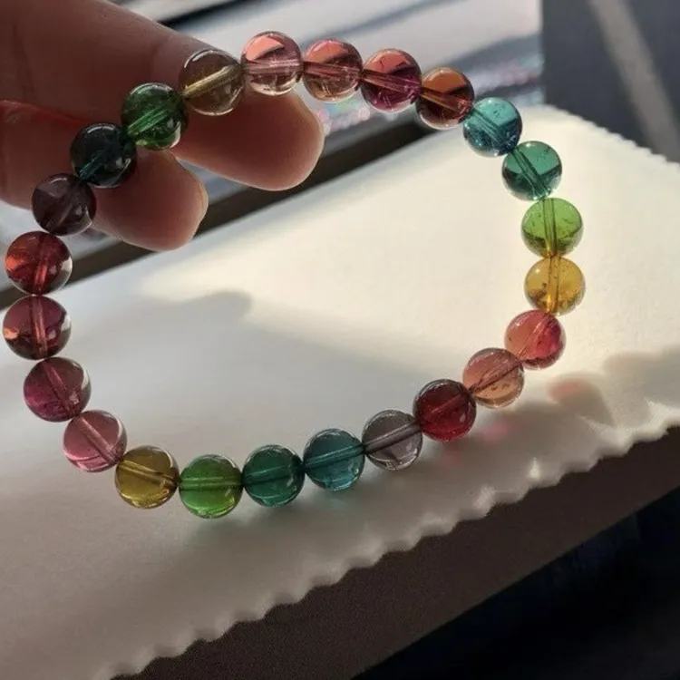 浓郁老矿色标碧玺