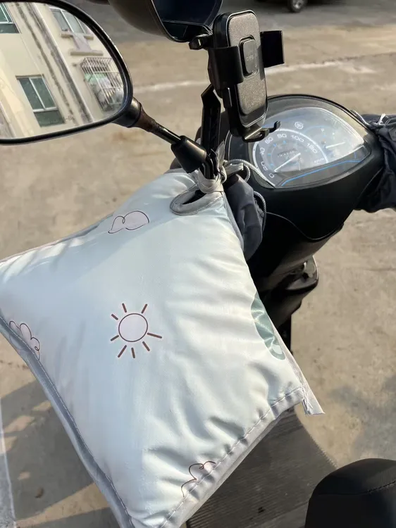 电动车冬季加厚把套皮革防水保暖摩托车加厚把套加厚三轮车手把套