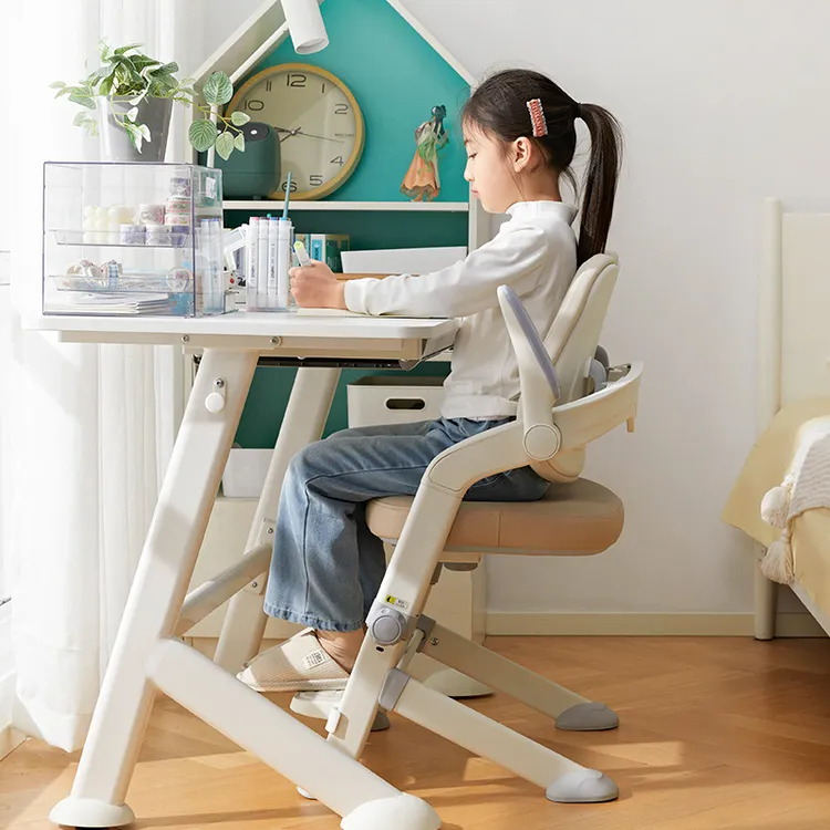 八九间F1儿童学生椅子可升降学习椅双重追背小学生写字椅家用桌椅