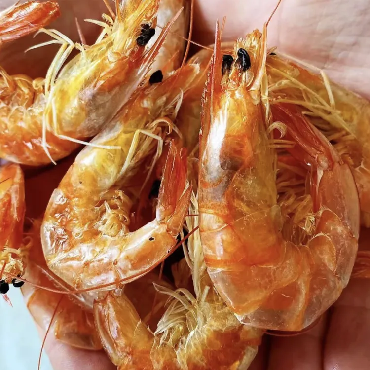 渤海湾盐田烤虾干一斤装（送一包玉米糊）大小不一顺丰发货