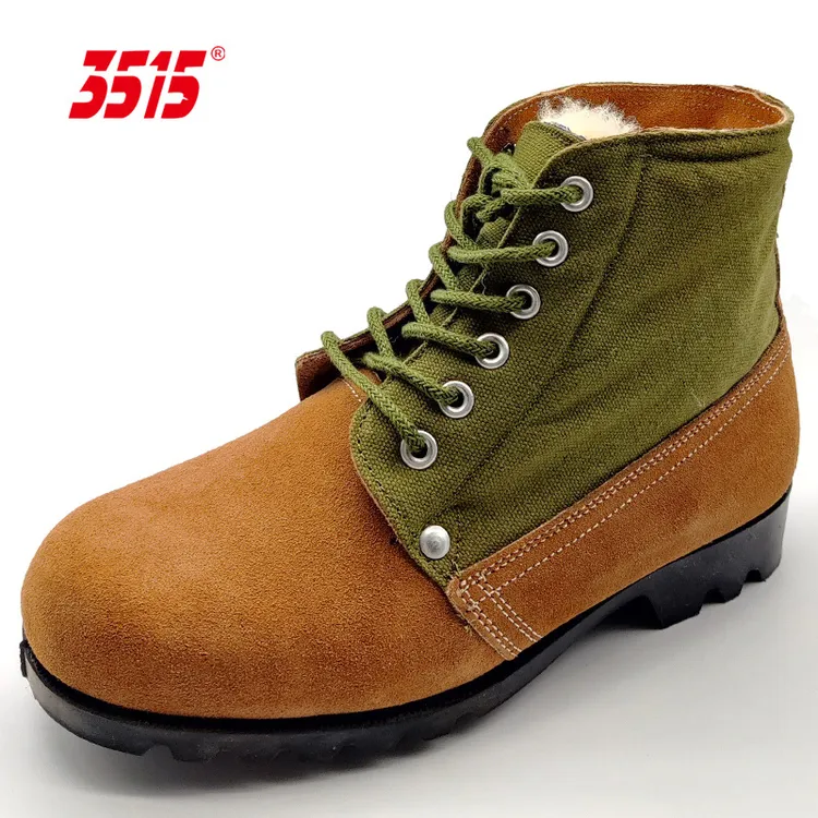 强人防寒靴冬季加绒保暖毛鞋老人大头鞋鞋靴子男