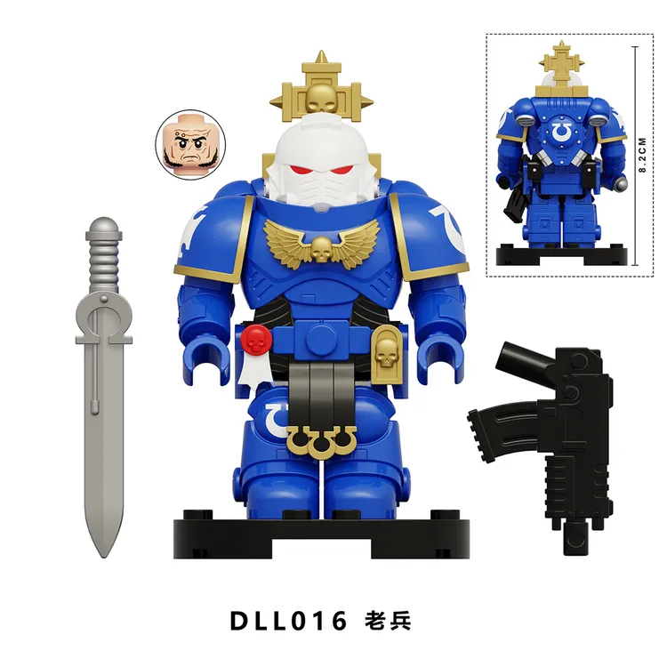 适用乐高战锤40K星际战士极限战士男孩拼装积木大人仔玩具DLL016