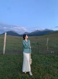 EIA一尧【白茶物语】气质优雅百搭蕾丝半裙知性修身女人慵懒显瘦裙