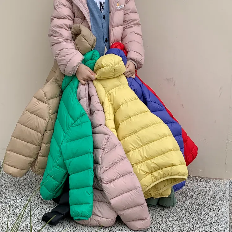 （仔仔专属）糖果色国标90%白鸭绒连帽轻薄百搭儿童羽绒服