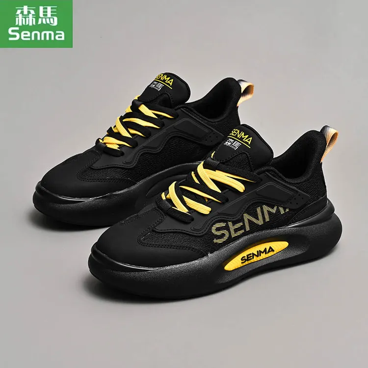 SENMA/森马四季休闲鞋时尚运动缓震百搭潮流低帮透气软底男鞋